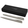 Didimis recycled stainless steel ballpoint and rollerball pen set in Silver