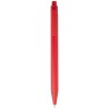 Chartik monochromatic recycled paper ballpoint pen with matte finish in Red