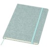 Ramona A5 cotton notebook in Heather Green