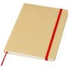 Nelida A5 recycled cardboard hard cover notebook in Red