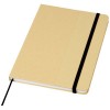 Nelida A5 recycled cardboard hard cover notebook in Solid Black