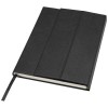 Alejandra A5 recycled plastic hard cover notebook in Solid Black