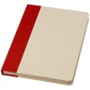 Liliana A5 sugar cane plastic hard cover notebook in Brick