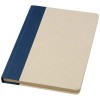 Liliana A5 sugar cane plastic hard cover notebook in Hale Blue