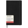 Moleskine soft cover 12 month L daily planner in Solid Black