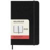 Moleskine hard cover 12 month PK daily planner in Solid Black