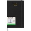 Moleskine hard cover undated L weekly planner in Solid Black