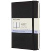 Moleskine medium art sketchbook in Solid Black