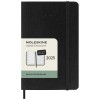 Moleskine soft cover 12 month weekly PK planner - German in Solid Black