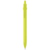 Fidget recycled plastic ballpoint pen (black ink) in Lime Green