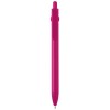 Fidget recycled plastic ballpoint pen (black ink) in Magenta