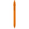 Fidget recycled plastic ballpoint pen (black ink) in Orange