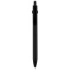 Fidget recycled plastic ballpoint pen (black ink) in Solid Black