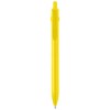 Fidget recycled plastic ballpoint pen (black ink) in Yellow