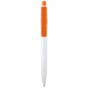 Unica recycled plastic ballpoint pen (blue ink) in Orange