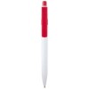 Unica recycled plastic ballpoint pen (blue ink) in Red