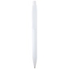 Unica recycled plastic ballpoint pen (blue ink) in White