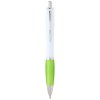 Nash recycled plastic ballpoint pen (black ink) in Lime Green