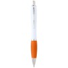 Nash recycled plastic ballpoint pen (black ink) in Orange