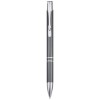 Moneta recycled aluminium ballpoint pen (blue ink) in Grey