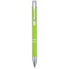 Moneta recycled aluminium ballpoint pen (blue ink) in Lime