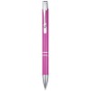 Moneta recycled aluminium ballpoint pen (blue ink) in Magenta