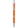 Moneta recycled aluminium ballpoint pen (blue ink) in Orange