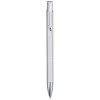 Moneta recycled aluminium ballpoint pen (blue ink) in Silver