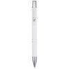 Moneta recycled aluminium ballpoint pen (blue ink) in White