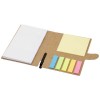 Swift sticky notes booklet with ballpoint pen (black ink) in Natural