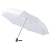 Alex 21.5'' foldable auto open/close umbrella in white-solid