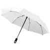 Trav 21.5'' foldable auto open/close umbrella in white-solid