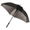Square 23'' double-layered auto open umbrella in black-bronz