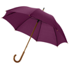 Jova 23'' umbrella with wooden shaft and handle in burgundy