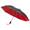 21'' Spark 2-section automatic umbrella in black-solid-and-red