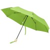 Birgit 21'' foldable windproof recycled PET umbrella in Lime Green