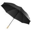 Romee 30'' windproof recycled PET golf umbrella in Solid Black