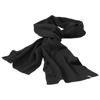 Mark scarf in black-solid