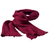 Broach scarf in burgundy