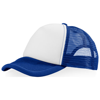 Trucker 5 panel cap in royal-blue-and-white-solid