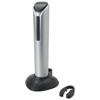 Veneto automatic wine opener with charging station in silver-and-black-solid
