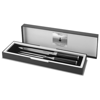 Finesse carving set in black-solid-and-silver