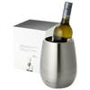 Coulan double-walled stainless steel wine cooler in silver