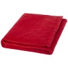 Bay extra soft coral fleece plaid blanket in Red