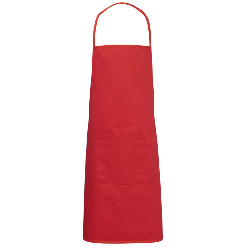 Giada cotton childrens apron in red