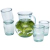 Terazza 5-piece recycled glass set in Transparent Clear