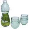 Brisa 3-piece recycled glass set in Transparent Clear