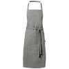 Pheebs 200 g/m² recycled cotton apron in Heather Black