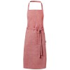 Pheebs 200 g/m² recycled cotton apron in Heather Red