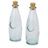 Sabor 2-piece recycled glass oil and vinegar set in Transparent Clear